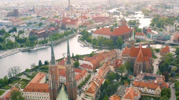 Aerial View of Wroclaw alt