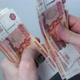 Closeup of Hands Counting Fivethousandth Banknotes of the Russian Ruble - VideoHive Item for Sale