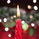 Red Candle Christmas Decoration - VideoHive Item for Sale