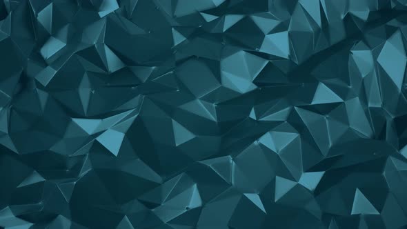 3d Low Poly Crystal Texture Blue Background