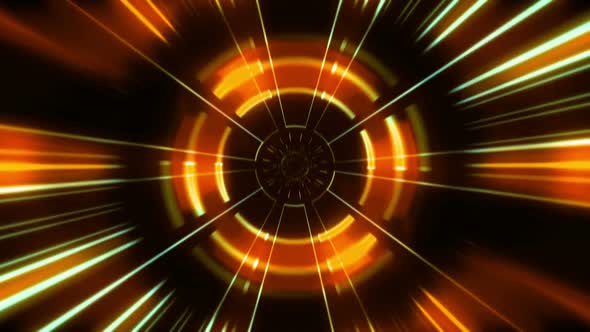 Abstract Circle Rays Orange 03 alt