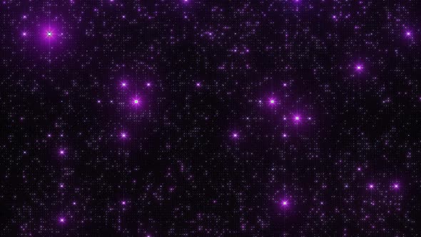 Magenta Glitter Light Wall Grid Background Loop