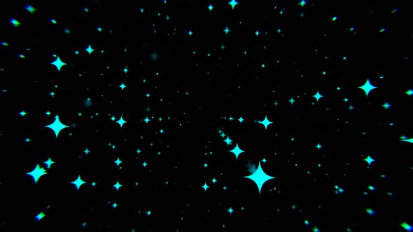 HD Abstract technology background with glitter particle motion in a cyber space alt