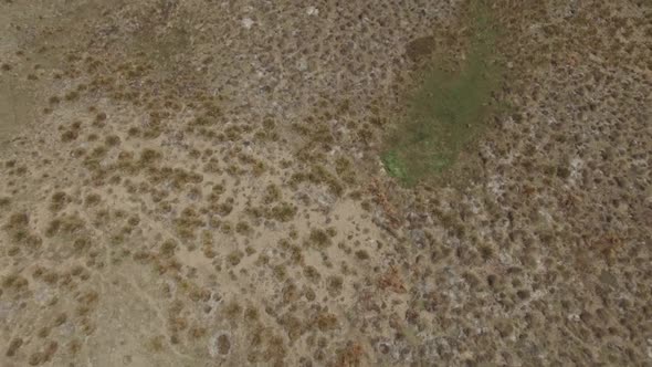 Arid landscape aerial