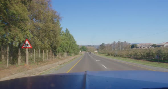 Countryside during road trip alt