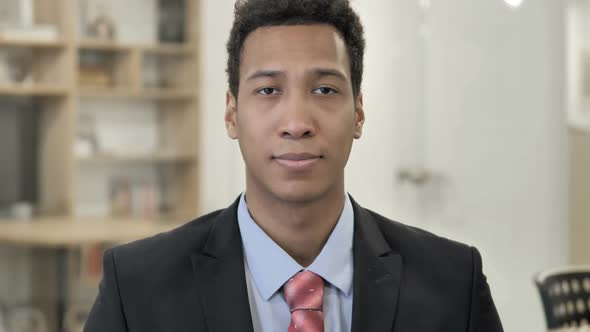 Smiling African Businessman alt