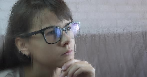 Unhappy Time By Window alt