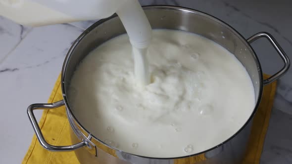 Pouring Milk From Jug