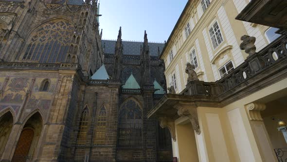 St. Vitus Cathedral next to Old Royal Palace