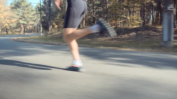 Marathon Runner Jog On Road.Running Man Healthy Lifestyle.Jogger Fitness Sport Run alt