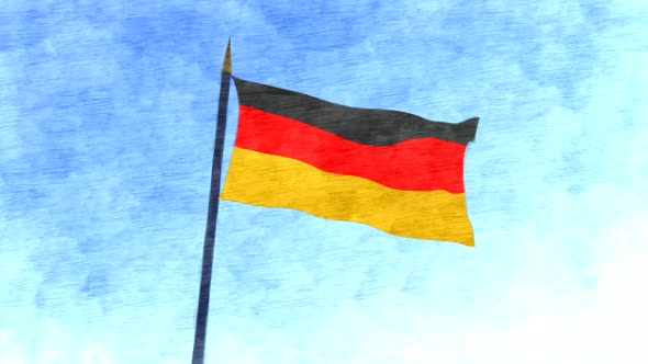 Germany Flag Stop Motion