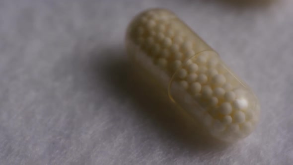 Rotating stock footage shot of vitamins and pills - VITAMINS 0111 alt