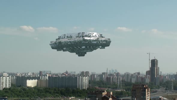 UFO Over the City