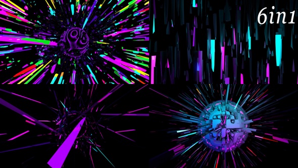 Neon Pulse - VJ Loop Pack (6in1) alt