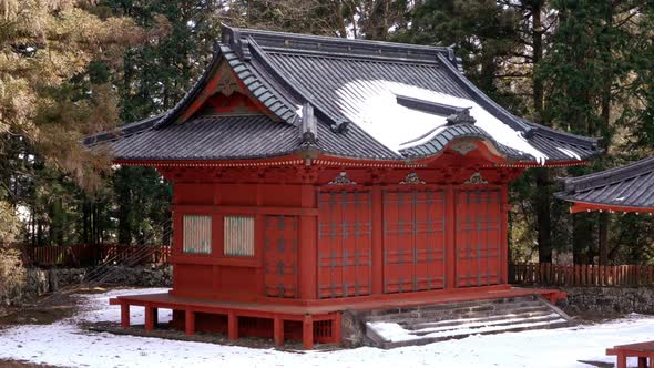 Japan Winter Traditional House