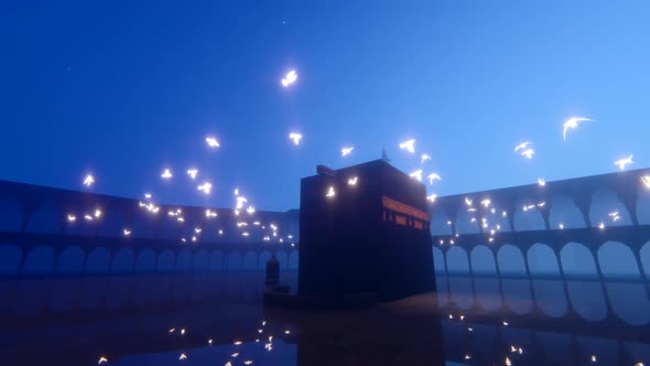 When Angels circumambulate the Kaaba alt