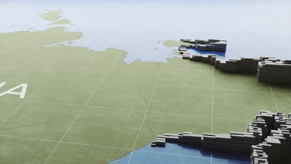 Metal Fence Around Russia alt