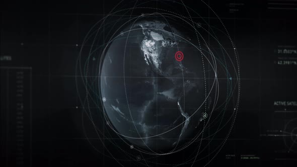 User Interface. Access was gained to the main satellite in the United States. alt