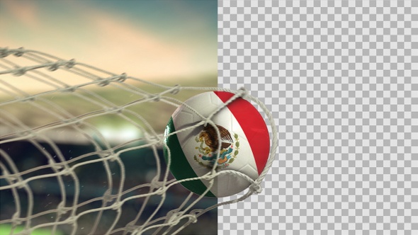 Soccer Ball Scoring Goal Day - Mexico