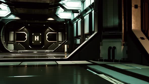 Scifi Metal Channels in Spacecraft alt