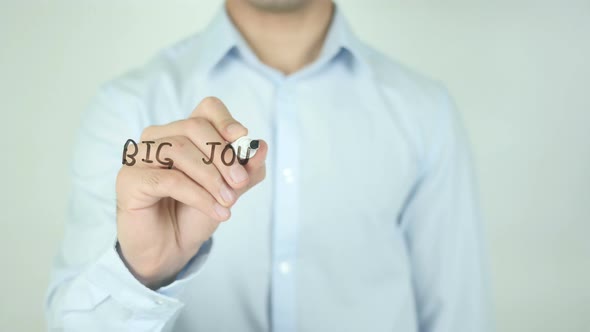 Big Journeys Begin with Small Steps, Writing On Transparent Screen alt