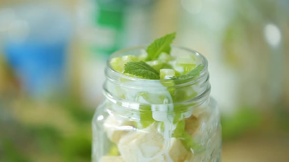 Fruit Salad in a Glaas Cup alt