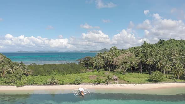 Stunning, beautiful drone shots taken in Port Barton, Palawan, The Philippines.