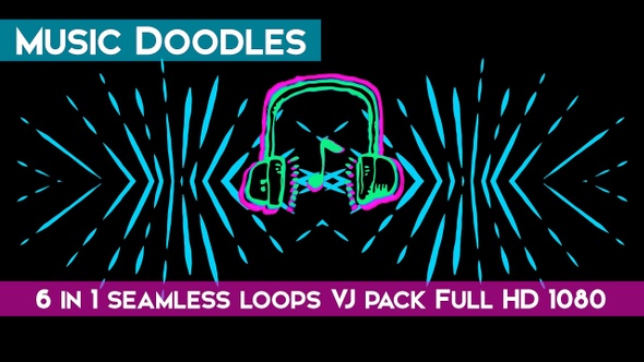 Music Doodles VJ Loops alt