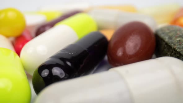 Collection of Medicinal Pills and Tablets alt