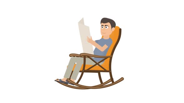 Man In A Rocking Chair