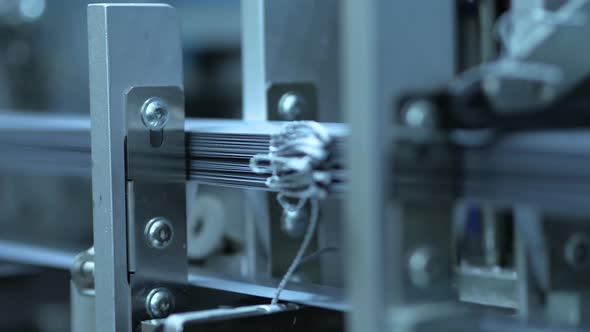 Production Of Blinds On Factory