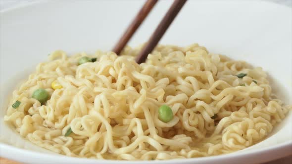 Fast Food Pasta Closeup alt