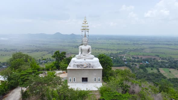 Buddha Wat Chara Chai Ya Pit  High Angle