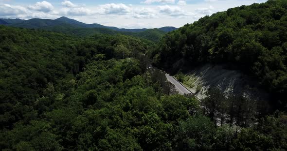 Mountain Winding Zig Zag Road alt