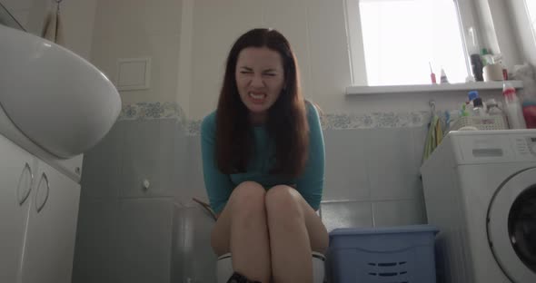Girl Diarrhea Toilet