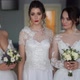 Portrait of Three Beautiful Brides of European Appearance in Wedding Dresses - VideoHive Item for Sale