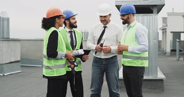 Charismatic Young African Lady Multiethnic Group alt