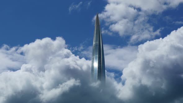Skyscraper Above Clouds alt