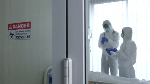 Caucasian doctor, nurse or scientist holding flu, measles, coronavirus vaccine shot for diseases. alt