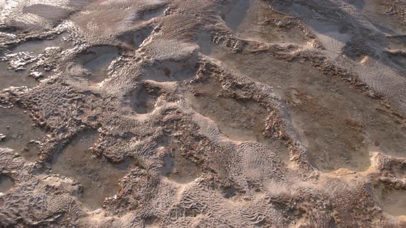 Travertines Pattern Background at Pamukkale alt