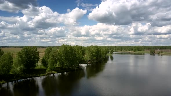 Wonderful Blue River at Forestry Banks Near Endless Fields alt