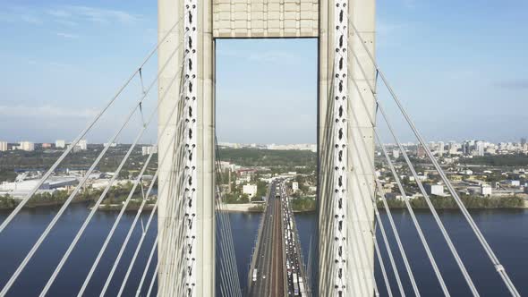 Flying Through The Bridge Columns