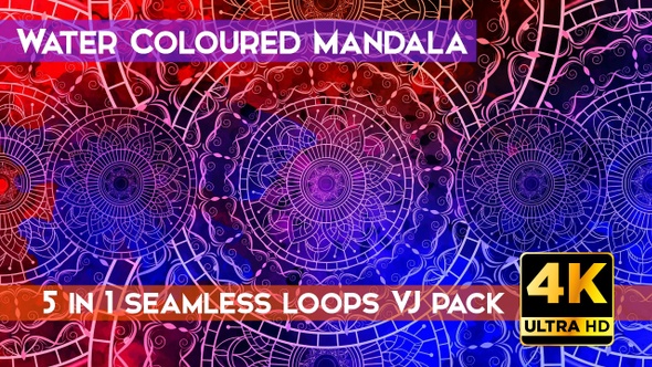 Water Coloured Mandala