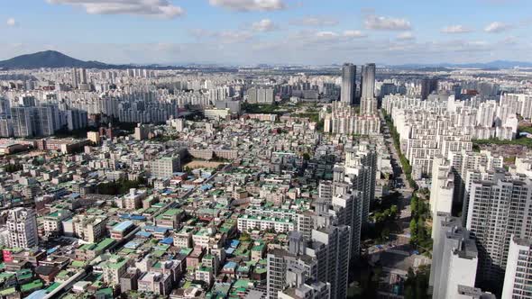 Korea Gyeonggi Do Bucheon City  Sang Dong Apartment Housing Complex