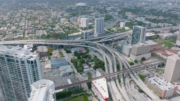 Fly Above Modern Urban Borough alt