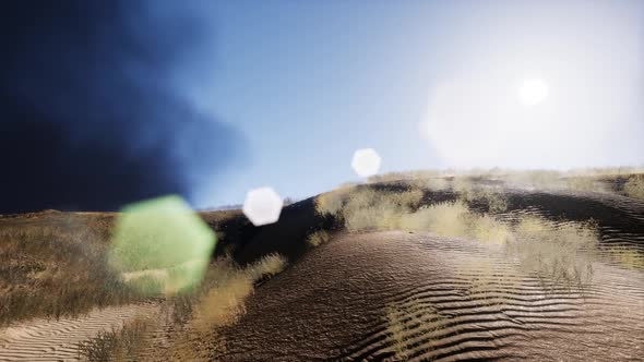 Erg Chebbi Dunes in the Sahara Desert alt