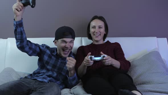 Playing video games alt