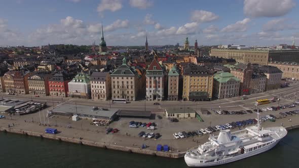 Aerial view of Stockholm Gamla