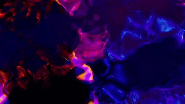Shiny animated digital liquid flowing motion background.  A 227