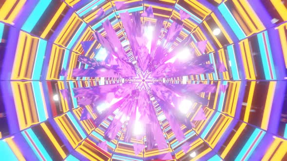 VJ Loop with Pulsating Shapes